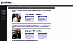 What Thejobspider.com website looked like in 2023 (1 year ago)