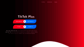 What Tiktocplus.app website looked like in 2023 (1 year ago)