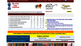 What Txcindia.gov.in website looked like in 2023 (This year)
