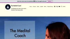 What Themeditalcoach.com website looked like in 2023 (1 year ago)