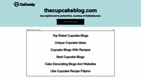 What Thecupcakeblog.com website looked like in 2023 (1 year ago)