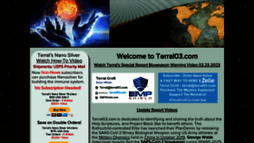 What Terral03.com website looked like in 2023 (This year)
