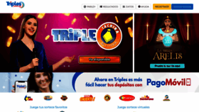 What Triples.com.ve website looked like in 2023 (1 year ago)