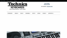 What Technicskeyboards.com website looked like in 2023 (1 year ago)