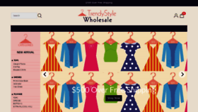 What Trendystylewholesale.com website looked like in 2023 (1 year ago)