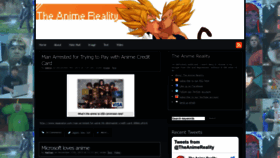 What Theanimereality.com website looked like in 2023 (1 year ago)