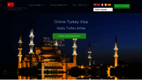What Turkeyonline-visa.com website looked like in 2023 (This year)