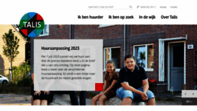 What Talis.nl website looked like in 2023 (2 years ago)