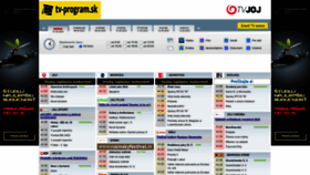 What Tvprogram.sk website looked like in 2023 (1 year ago)