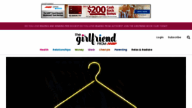 What Thegirlfriend.com website looked like in 2023 (1 year ago)