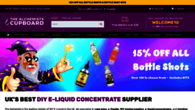 What Thealchemistscupboard.co.uk website looked like in 2023 (This year)