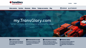 What Transglory.com website looked like in 2023 (1 year ago)