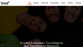 What Tincorp.com.co website looked like in 2023 (This year)