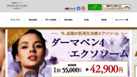 What Tokyoace-clinic.jp website looked like in 2023 (This year)