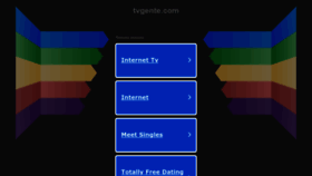 What Tvgente.com website looked like in 2023 (This year)