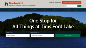 What Timsford411.com website looked like in 2023 (This year)