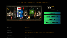 What Totojitu.us website looked like in 2023 (This year)