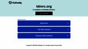 What Tdmrc.org website looked like in 2023 (This year)