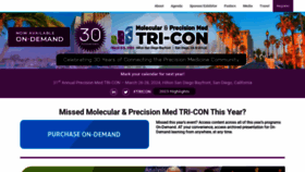 What Triconference.com website looked like in 2023 (This year)