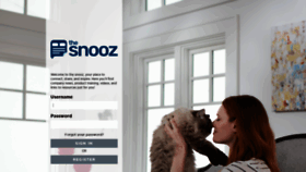 What Thesnooz.com website looked like in 2023 (This year)