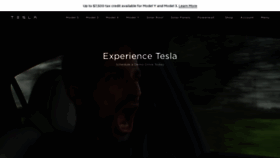 What Teslamotors.com website looked like in 2023 (This year)