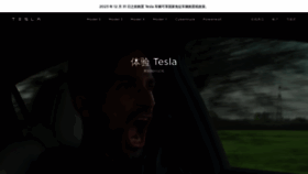 What Tesla.cn website looked like in 2023 (This year)