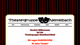What Theatergruppe-nestelbach.com website looked like in 2023 (This year)