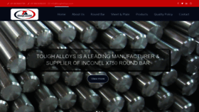 What Toughalloys.com website looked like in 2023 (This year)