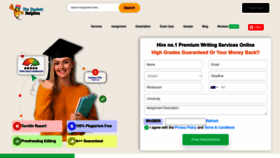 What Thestudenthelpline.io website looked like in 2023 (This year)