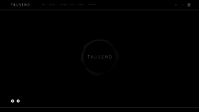 What Tausendberlin.com website looked like in 2023 (This year)