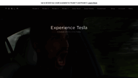 What Tesla.com website looked like in 2023 (This year)