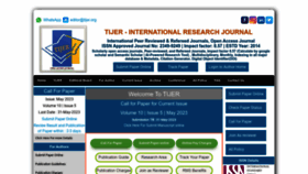 What Tijer.org website looked like in 2023 (This year)
