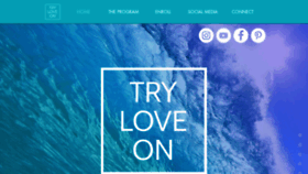 What Tryloveon.com website looked like in 2023 (This year)