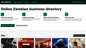 What Thebestofzambia.com website looked like in 2023 (This year)