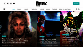 What Thegeektwins.com website looked like in 2023 (This year)