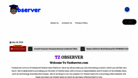What Tzobserver.com website looked like in 2023 (This year)