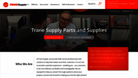 What Tranesupply.com website looked like in 2023 (2 years ago)