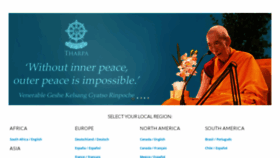 What Tharpa.com website looked like in 2023 (This year)