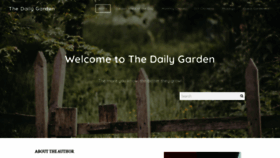 What Thedailygarden.us website looked like in 2023 (This year)