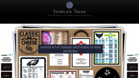 What Templatetrove.com website looked like in 2023 (This year)