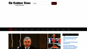 What Tashkenttimes.uz website looked like in 2023 (This year)