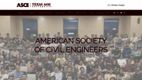 What Tamuasce.com website looked like in 2023 (This year)
