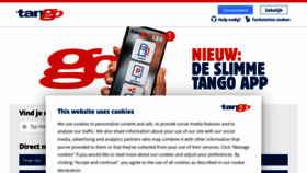 What Tango.nl website looked like in 2023 (This year)