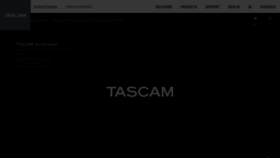 What Tascam.jp website looked like in 2023 (This year)