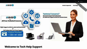 What Tech-help-support.com website looked like in 2023 (This year)