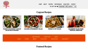 What Thefoodhussy.com website looked like in 2023 (This year)