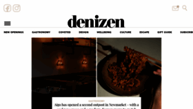 What Thedenizen.co.nz website looked like in 2023 (3 years ago)