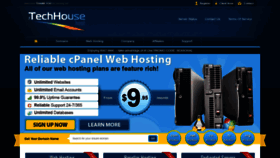 What Techhousehost.com website looked like in 2023 (This year)