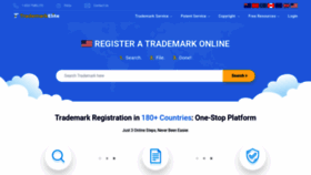What Trademarkelite.com website looked like in 2023 (This year)