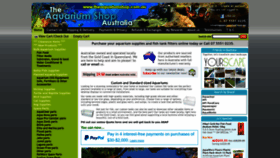 What Theaquariumshop.com.au website looked like in 2023 (This year)